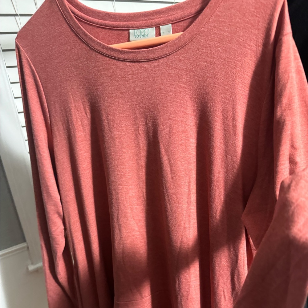Logo by Lori Goldstein long sleeve clay shirt.
